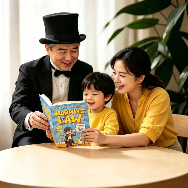 Kids Education Book - 家族教育 2 冊 英語オリジナルブック マーフィーの法則シリーズ 子供の成長認知読書本
