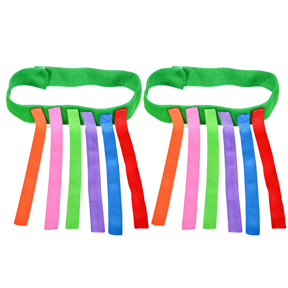 Kids Outdoor Education - 2個セット カラフルなオックスフォード布製 テールプルゲーム 子供向け 感覚統合トレーニング 幼稚園
