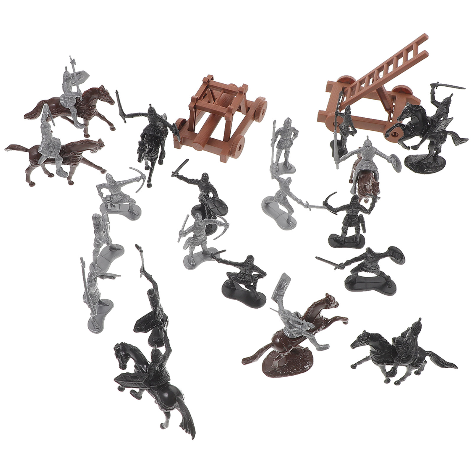 Kids Education Table - 1セット ミニチュア人物フィギュア ABS製 リアルな兵士モデル サンドテーブル ランドスケープ