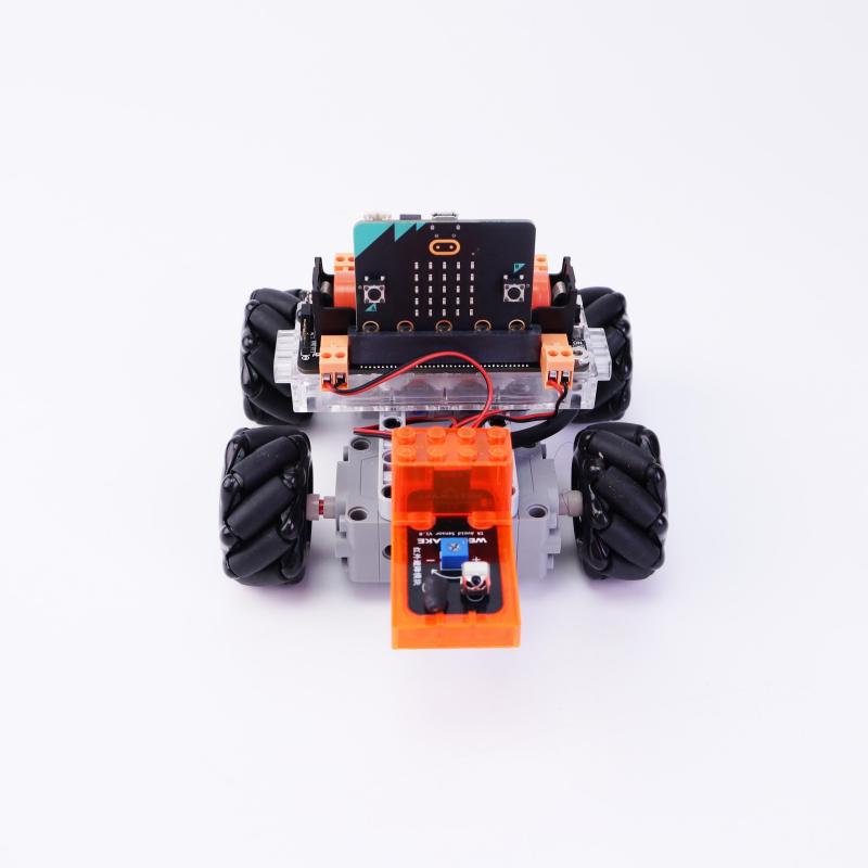 Kids Education App Free - マイクロビット Python STEM コーディング電動カーシャーシアプリ教育ロボットキット障害物回避18650バッテリー子供用グラフィカル