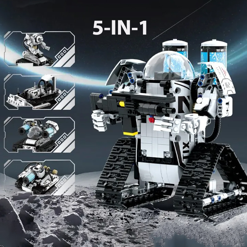 Kids Education App Free - 5 in 1 APP RC プログラマブルゲームロボットタンクモデル子供用電動教育ビルディングブロックおもちゃクリスマスギフト