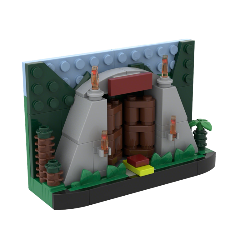 Kids Education Park - 111 個 MOC パークゲート TV シーンモデルビルディングブロックおもちゃ建設クリスマスギフト誕生日教育レンガクリエイティブキッズ
