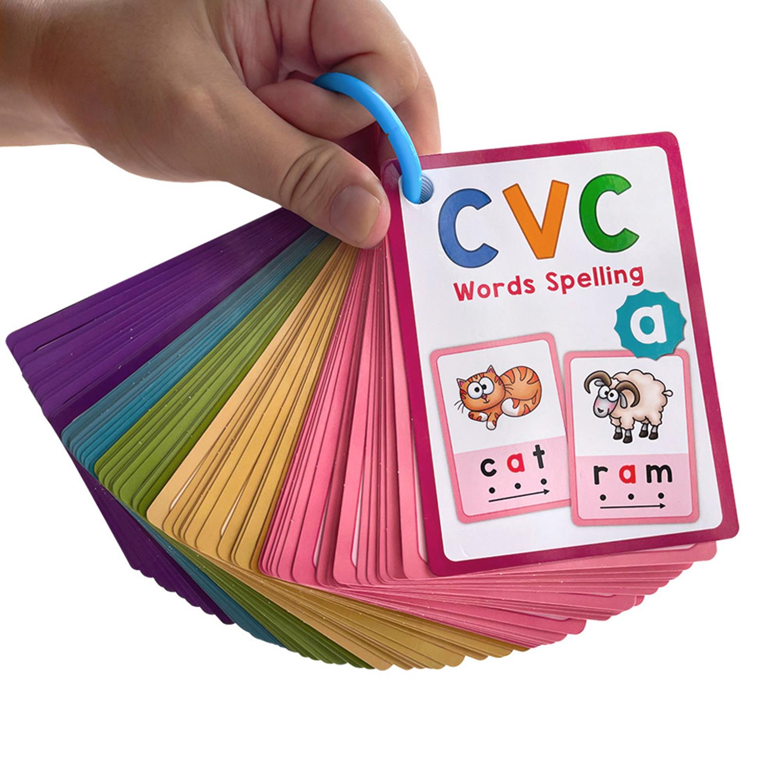 Phonics Card Game - モンテッソーリ子供英単語学習フラッシュカード早期教育カード教室用品幼稚園教師教材