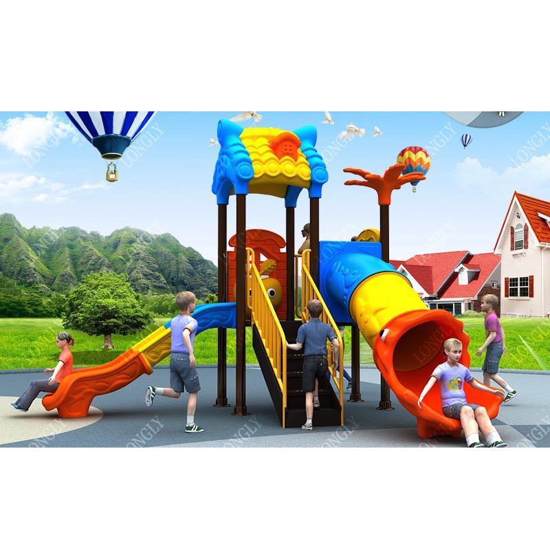 Kids Education Park - 子供用滑り台、商業用プラスチック製滑り台、教育用学校屋外遊具、遊園地設備、LLDPE製、売れ筋商品