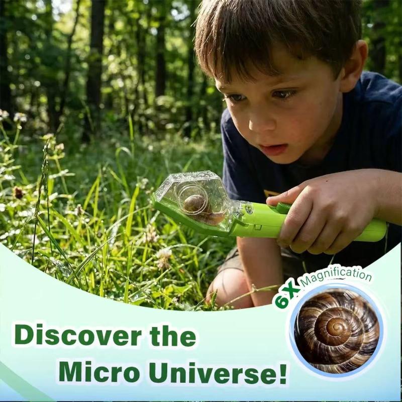 Kids Outdoor Education - ホットセール 子供用 虫眼鏡 虫観察ボックス 知育玩具 屋外自然探検