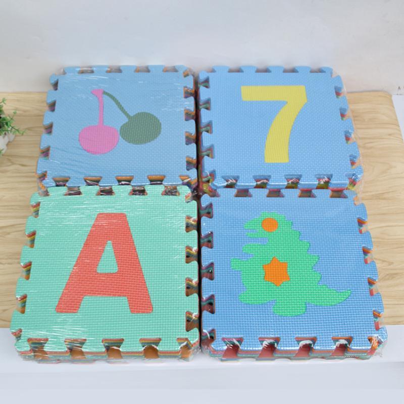 Kids Education Alphabet Numbers - 無毒PEフォーム製プレイマット アルファベット数字パズルマット 知育ベビー用クロールパッド キッズプレイルームアクティビティ用品