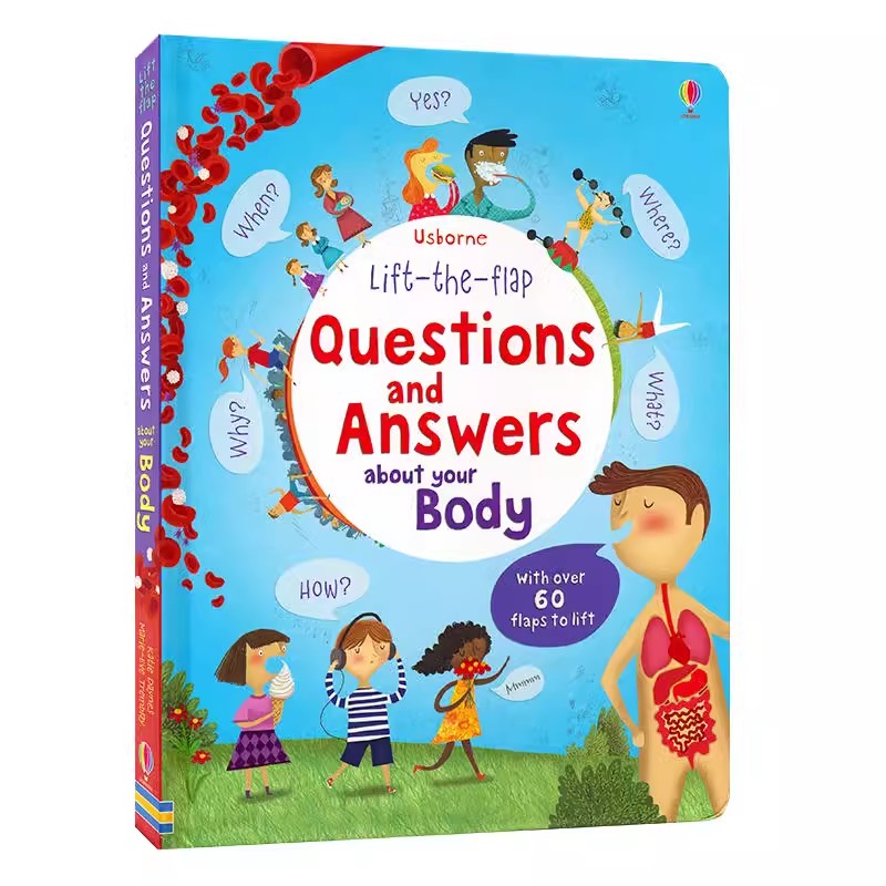 Kids Education Questions - 子供のための英語教育絵本,あなたの体についての答え,本を読む,赤ちゃんの学習,新しい