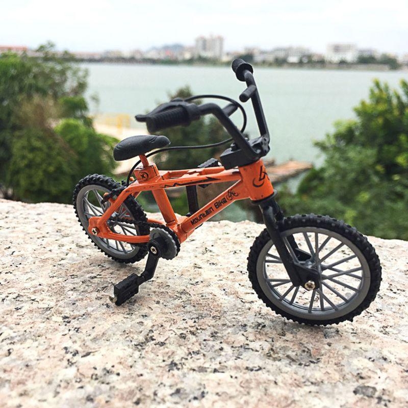 Kids Education App Free - Y4QAミニフィンガー自転車合金ミニチュアMTBバイクモデルクリエイティブシミュレーションマウンテンサイクリングキッズ教育おもちゃのためのDIY
