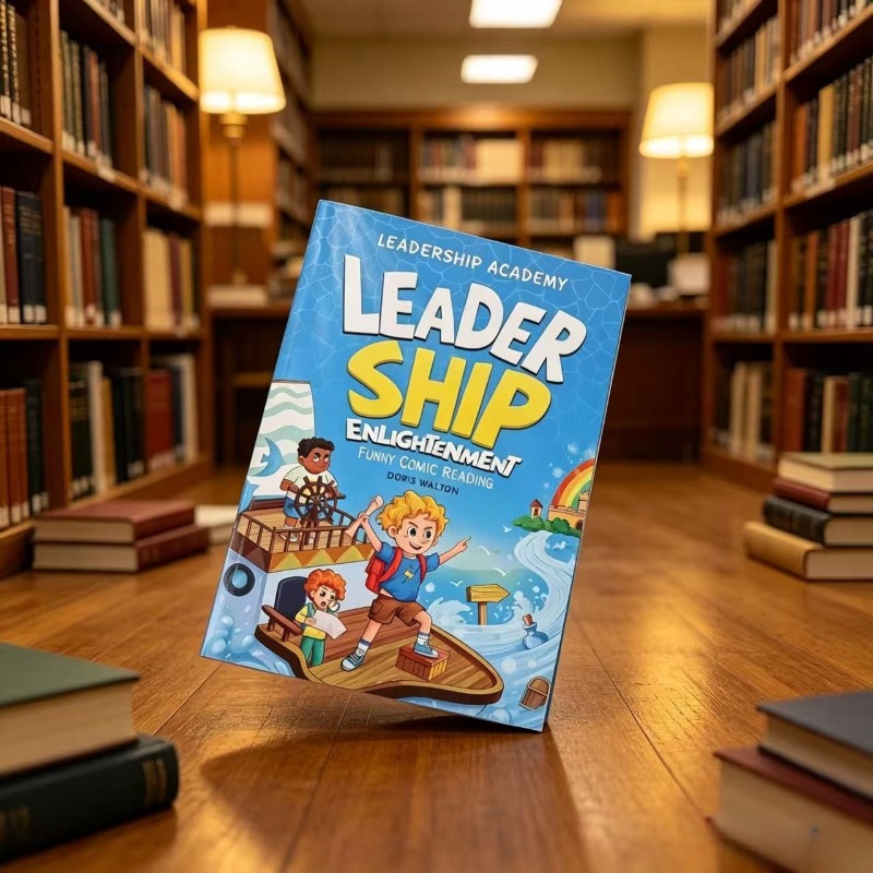 Kids Education Book - リーダーシップ啓発 キッズコミックブック 子供向けリーダーシップスキル教育読書本 図書館 教室 ギフトブック