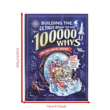 Kids Education Book - 100000 Whys: 子供のための究極の脳を構築する 英語版 楽しい科学漫画ブック 子供の早期教育