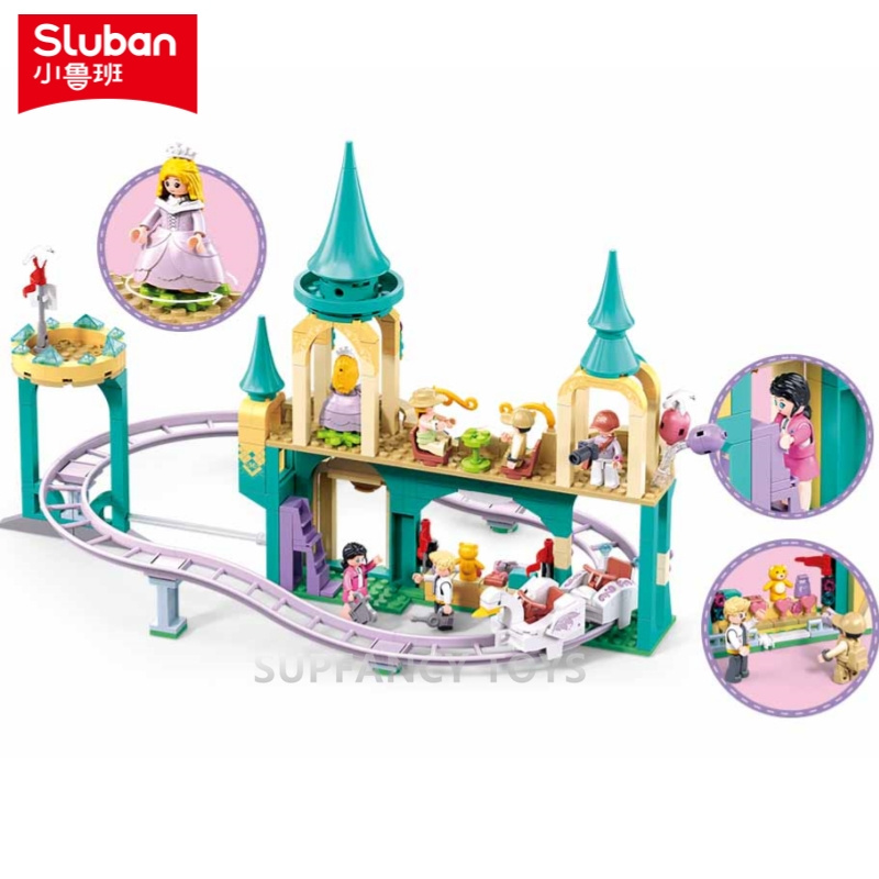 Sluban 448 個ドリームプリンセスワールド遊園地リー - Kids Education Park のレビューと価格