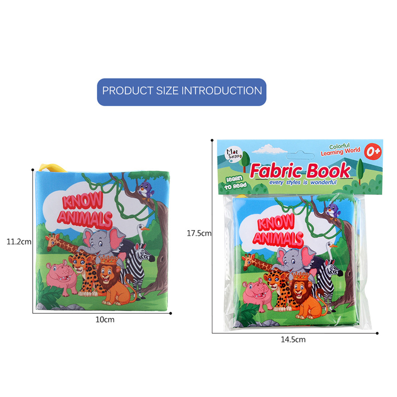 子供向け啓蒙早期教育玩具 キッズ布絵本 英語 動物 車 果物 - Kids Education Book のレビューと価格