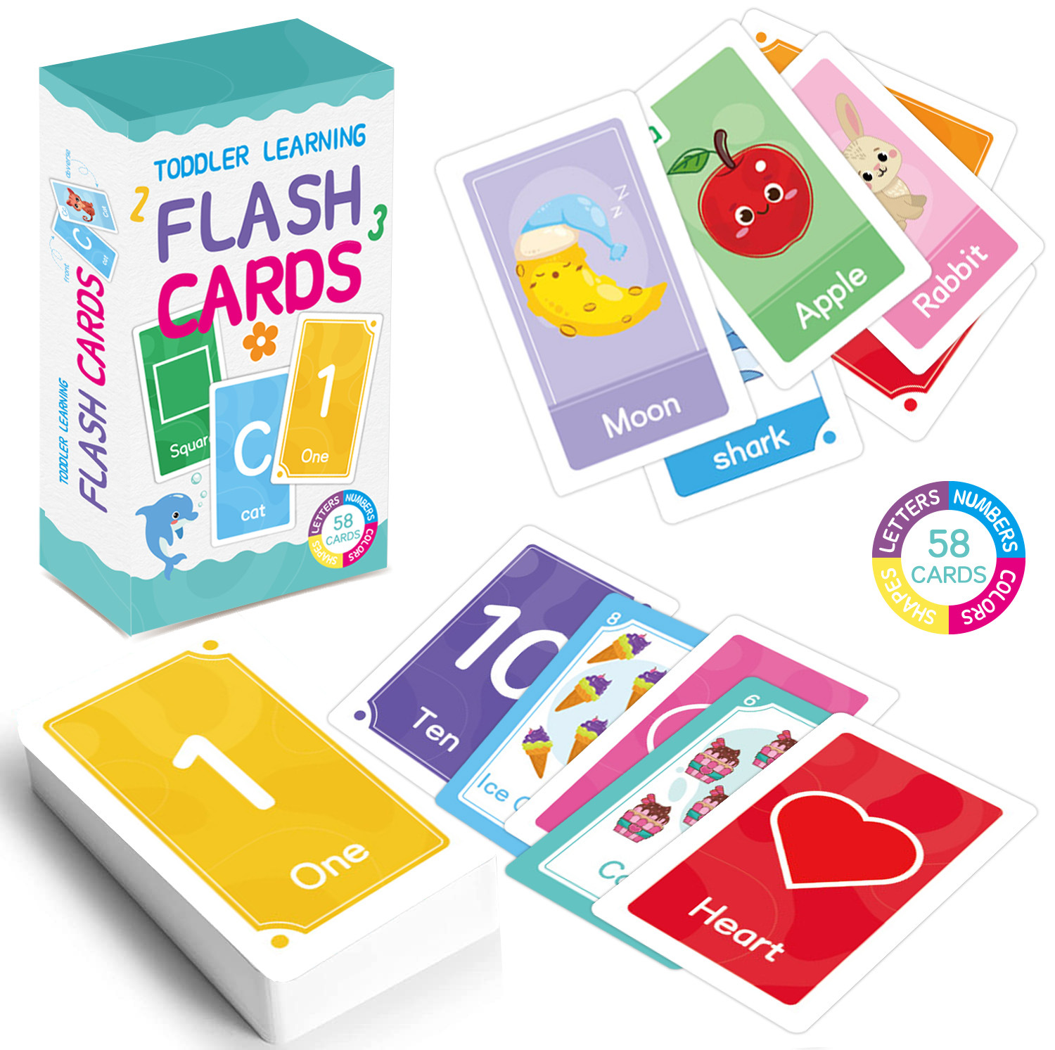 58 個 ABC アルファベットフラッシュカードモンテッソー - Kids Early Education のレビューと価格