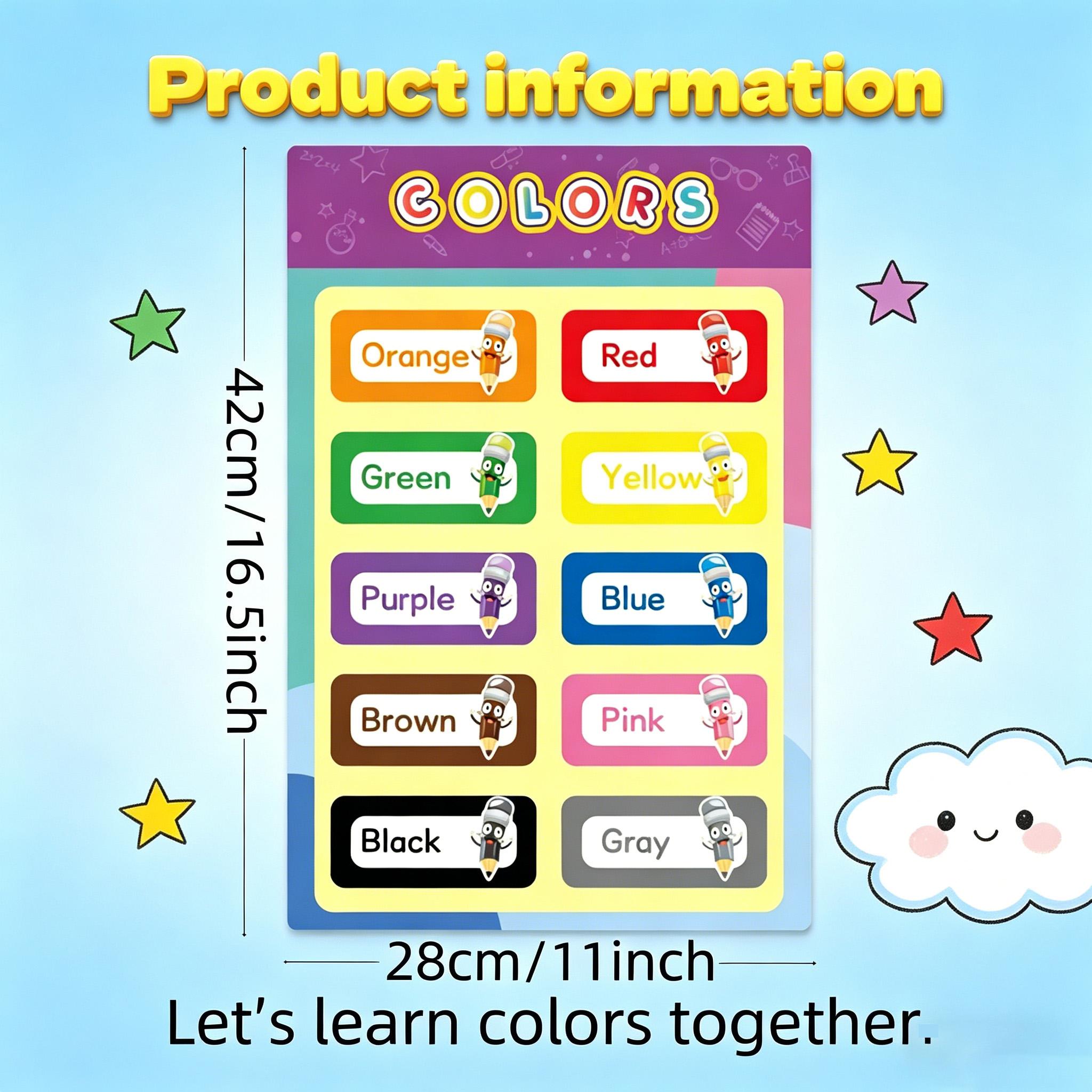幼児向け教育ポスター16枚セット（1～3歳）、子供向けラミネ - Kids Education Alphabet Numbers のレビューと価格