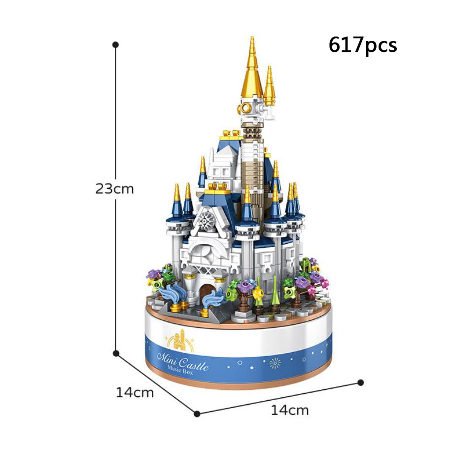 クリエイティブオルゴールビルディングブロック遊園地おとぎ話の - Kids Education Park のレビューと価格