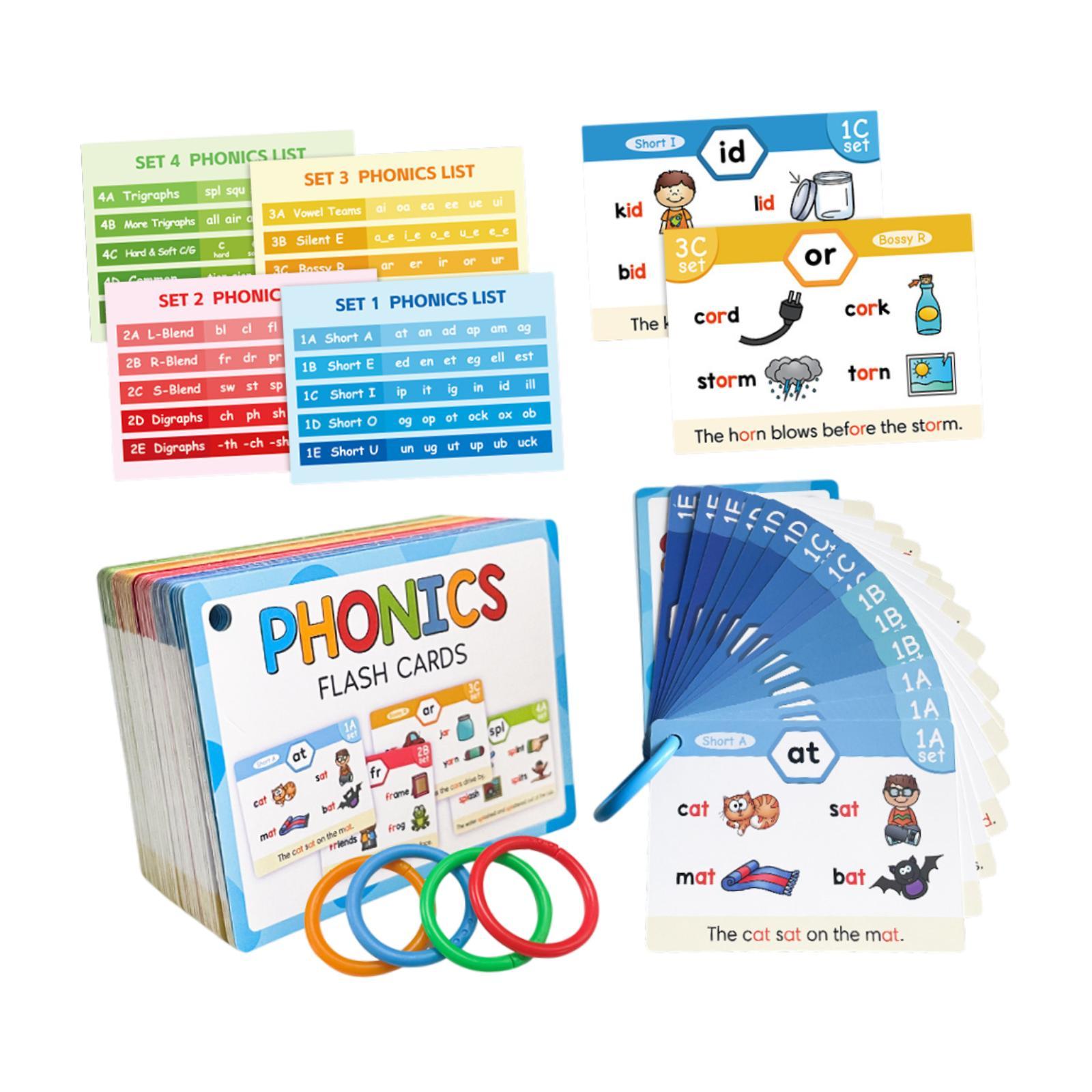 フォニックスフラッシュカード学習アクティビティ 幼児向けスペ - Phonics Card Game のレビューと価格