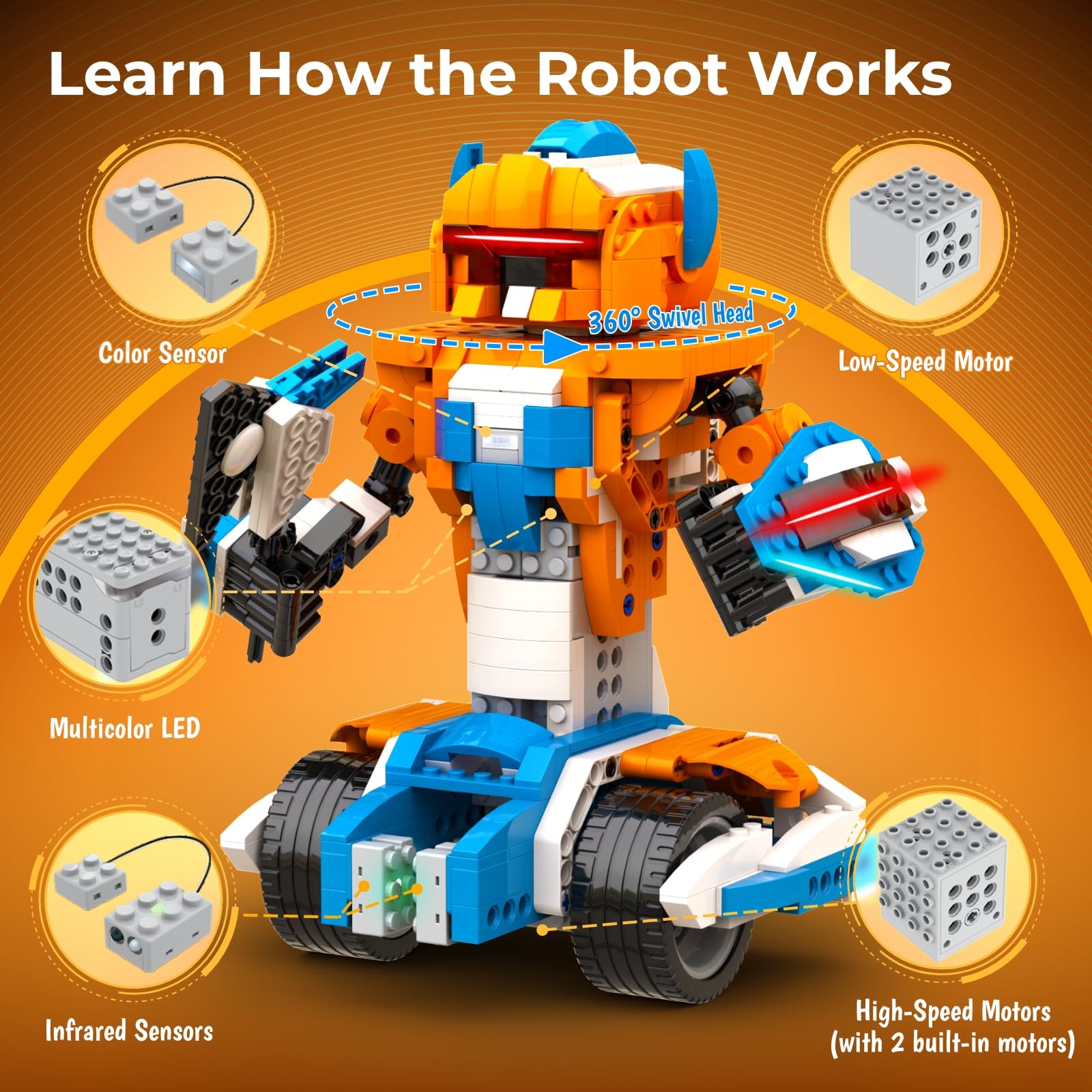 Apitor ロボット X 組み立てキット 12-in-1  - Kids Education App Free のレビューと価格
