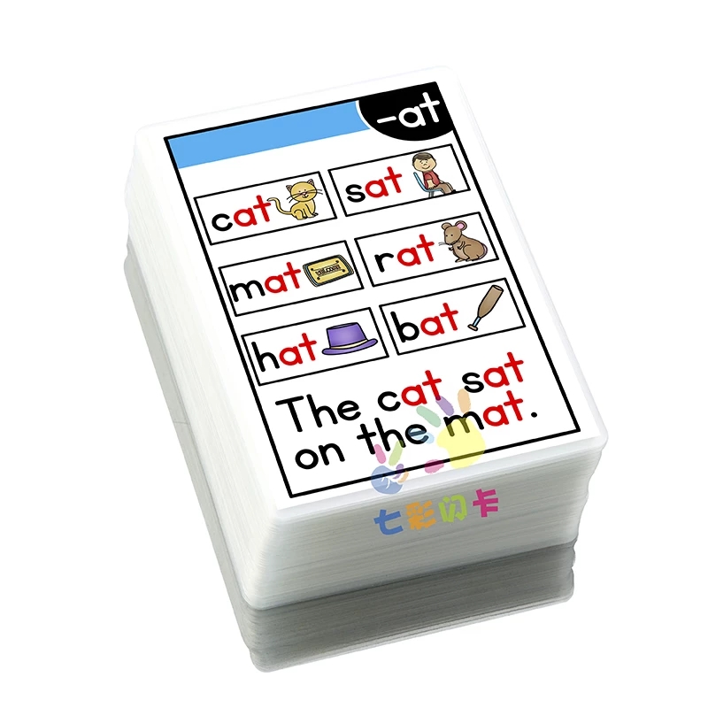 107 個のルーツフォニックスカード子供のための英語学習単語 - Phonics Card Game のレビューと価格