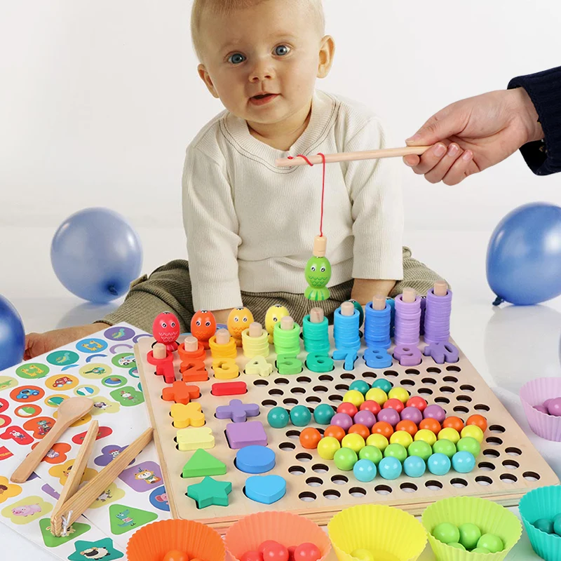 子供向け教育玩具 モンテッソーリ木製パズルボード 数学ゲーム - Kids Early Education のレビューと価格