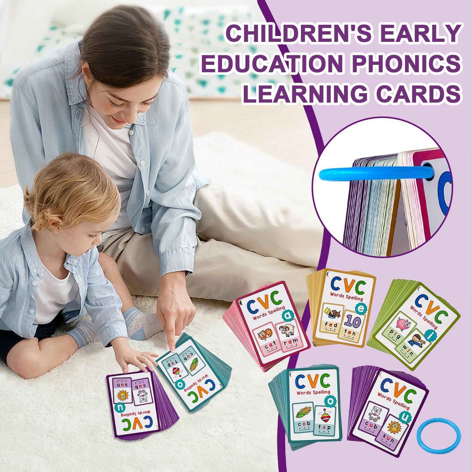 モンテッソーリ子供英単語学習フラッシュカード早期教育カード教 - Phonics Card Game のレビューと価格