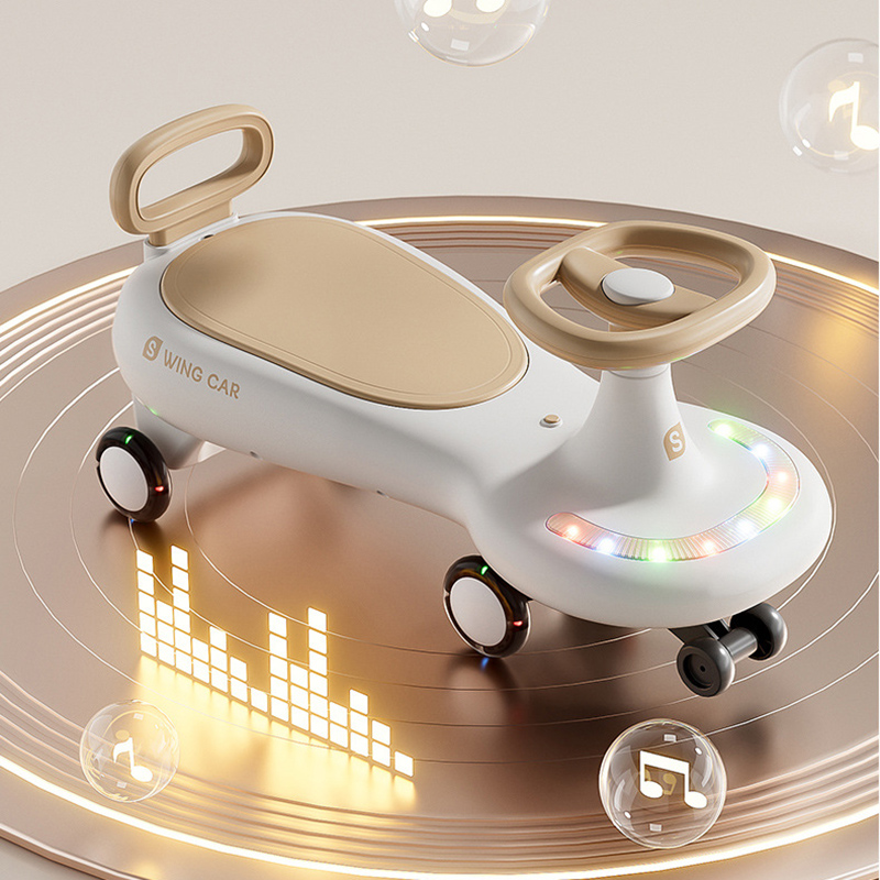 Sキッズスイングカー、転倒防止機能付き、親子で乗れるおもちゃ - Kids Educational Songs のレビューと価格