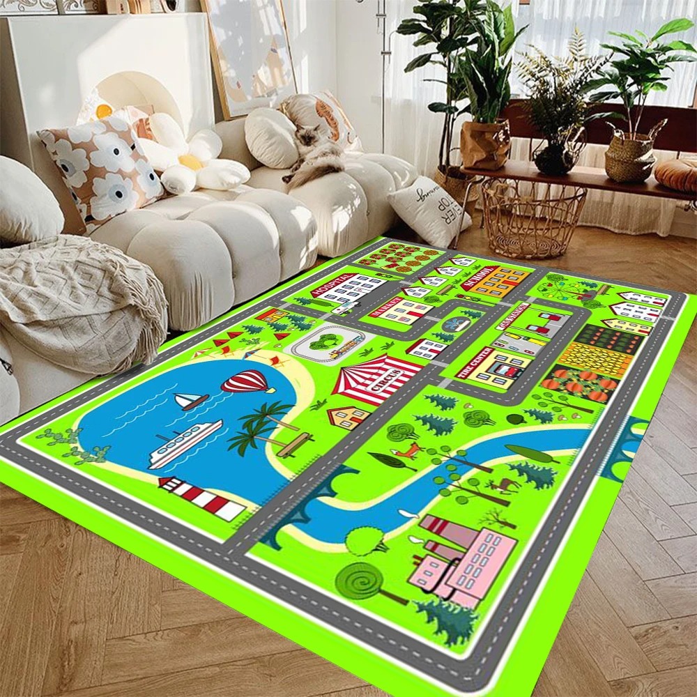 インタラクティブシティハイウェイプレイマット 子供用おもちゃ - Kids Education Room のレビューと価格