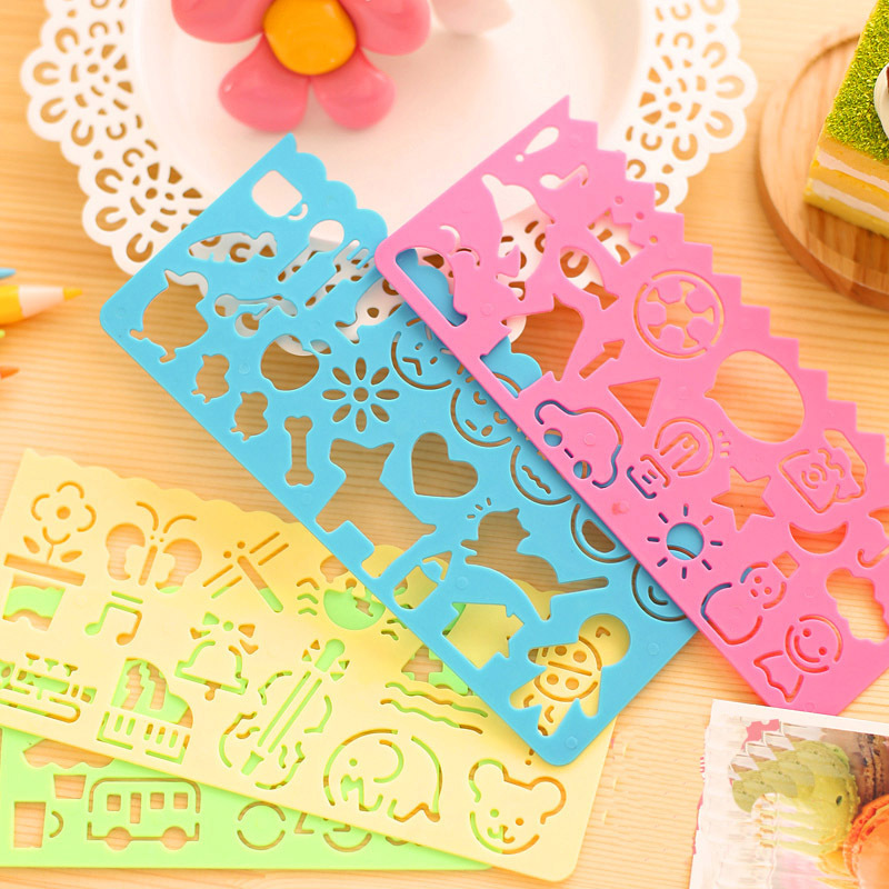 子供描画おもちゃ DIY 絵画テンプレート定規アートクラフト - Kids Education Template のレビューと価格