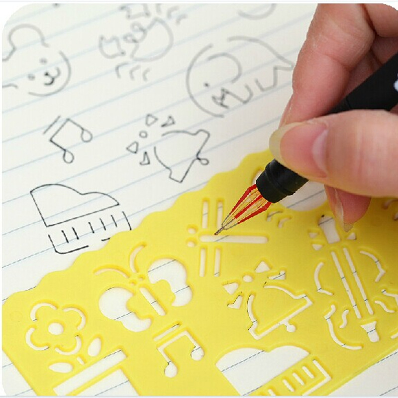 子供描画おもちゃ DIY 絵画テンプレート定規アートクラフト - Kids Education Template のレビューと価格