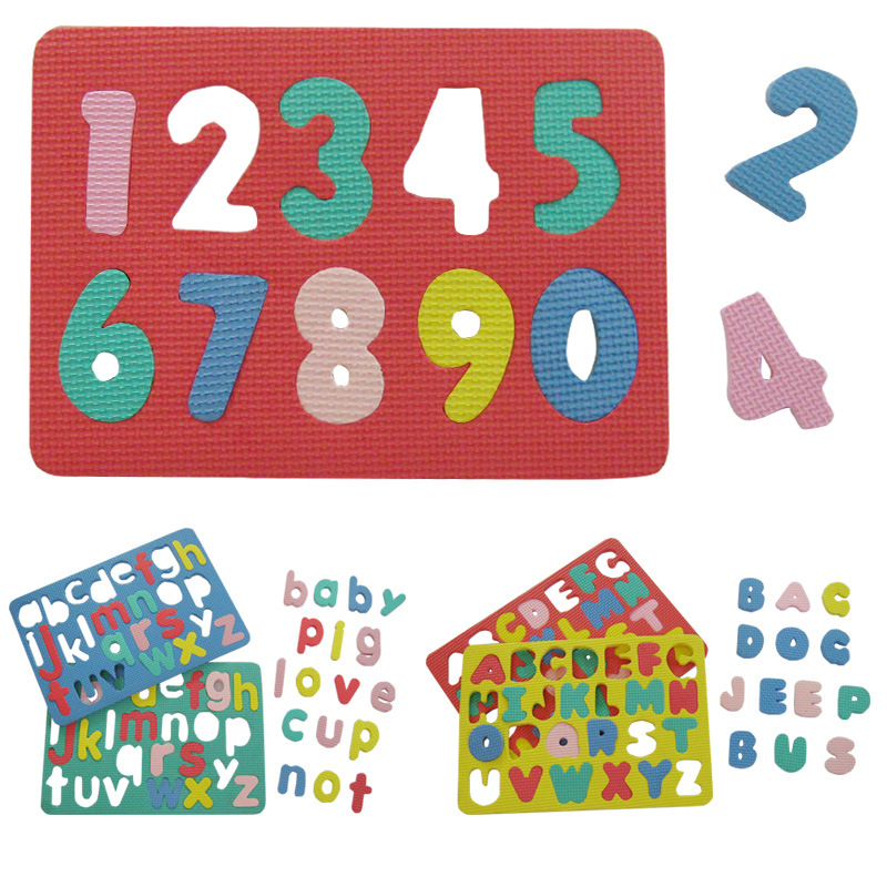 EVAフォーム-子供向けの3Dパズル,アルファベットの算術数 - Kids Education Alphabet Numbers のレビューと価格