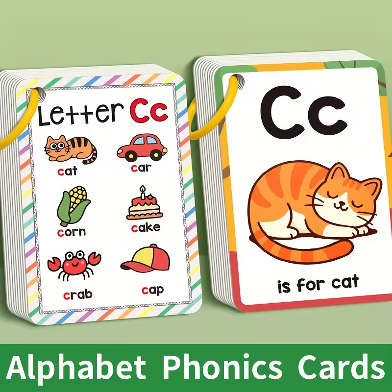 幼児向けアルファベットフォニックスフラッシュカード - 英語 - Phonics Card Game のレビューと価格