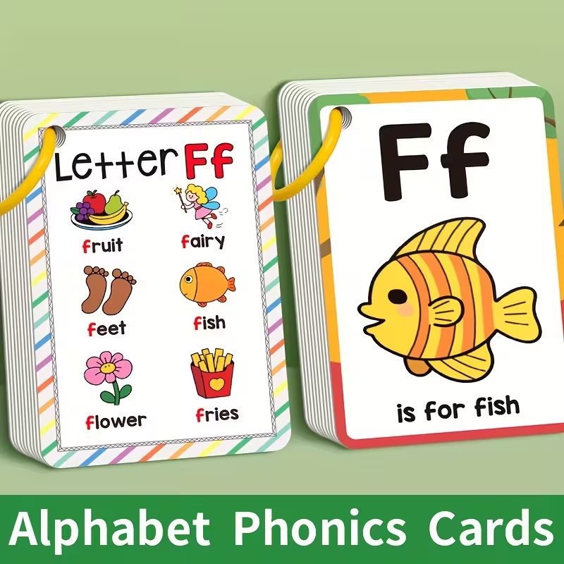 幼児向けアルファベットフォニックスフラッシュカード - 英語 - Phonics Card Game のレビューと価格