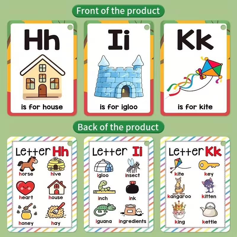 幼児向けアルファベットフォニックスフラッシュカード - 英語 - Phonics Card Game のレビューと価格