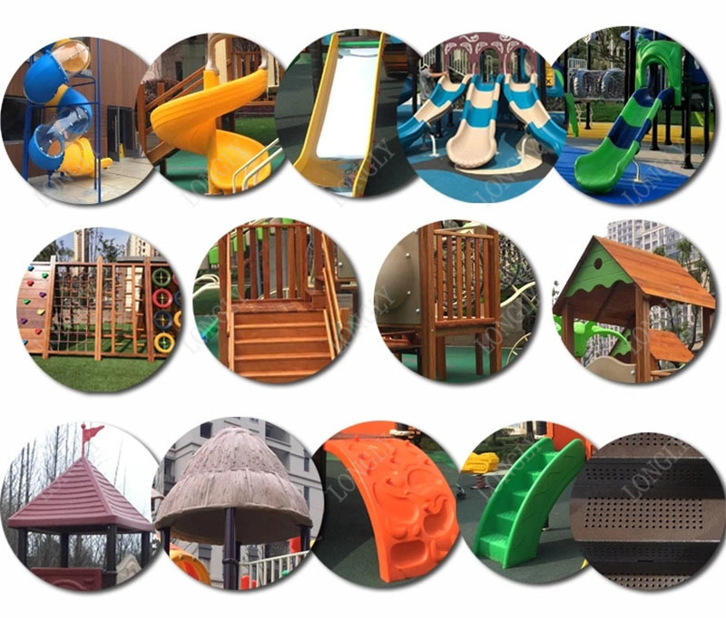 子供用滑り台、商業用プラスチック製滑り台、教育用学校屋外遊具 - Kids Education Park のレビューと価格