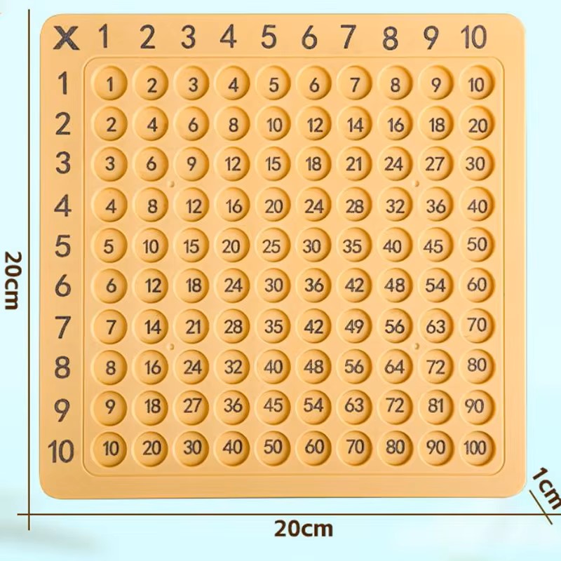 99 乗算ボードモンテッソーリ算数おもちゃ九九表数学学習カウ - Kids Education Table のレビューと価格
