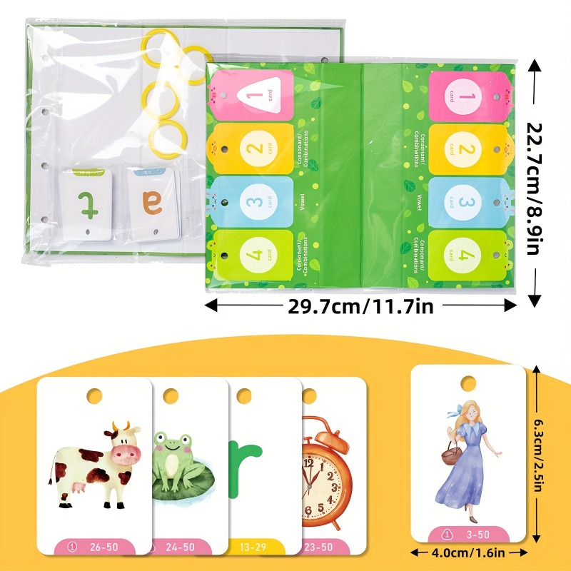 AotBlcer 129枚単語構築ゲーム - 3～6歳向けフ - Phonics Card Game のレビューと価格