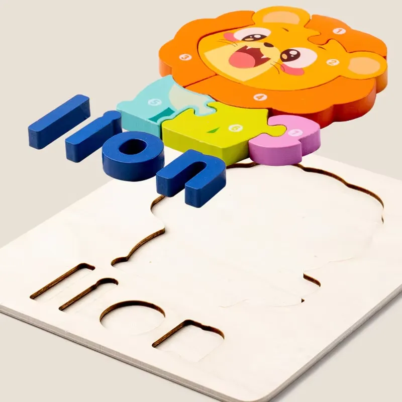 3D動物交通パズル スペルアルファベット学習ブロックボードゲ - Kids Early Education のレビューと価格