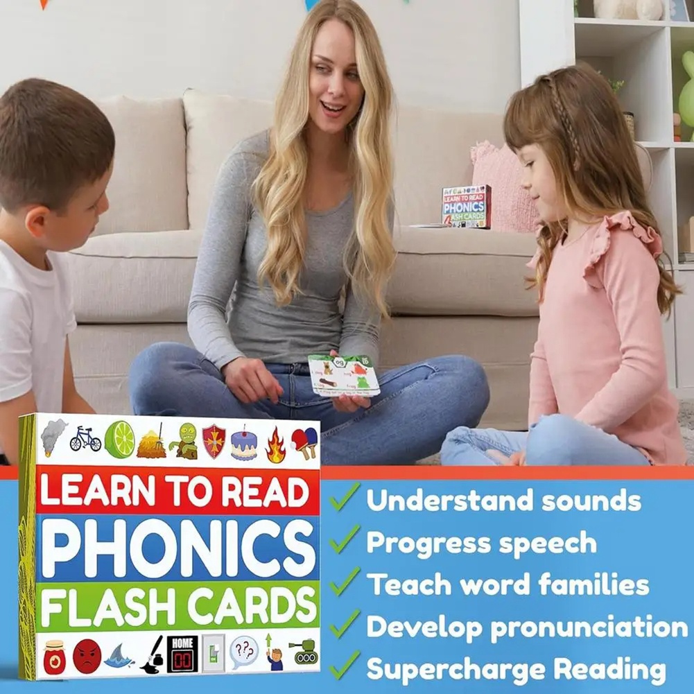 ABLJ フォニックス サイトワード フラッシュカード CV - Phonics Card Game のレビューと価格