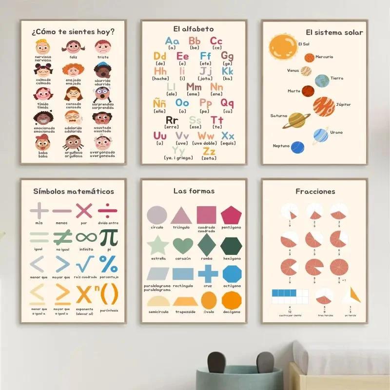 1pc フレームレス自由奔放に生きるスタイルの壁アート数字ア - Kids Education Alphabet Numbers のレビューと価格