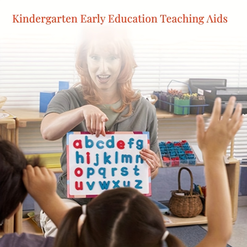 赤 & 青英語文字磁気ステッカー番号冷蔵庫磁気ステッカーアル - Kids Education Alphabet Numbers のレビューと価格