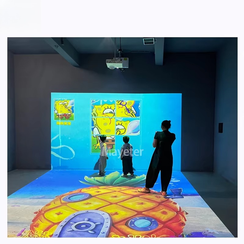教育用没入型プロジェクション屋内ゲーム屋外3Dディスプレイテ - Kids Education Park のレビューと価格