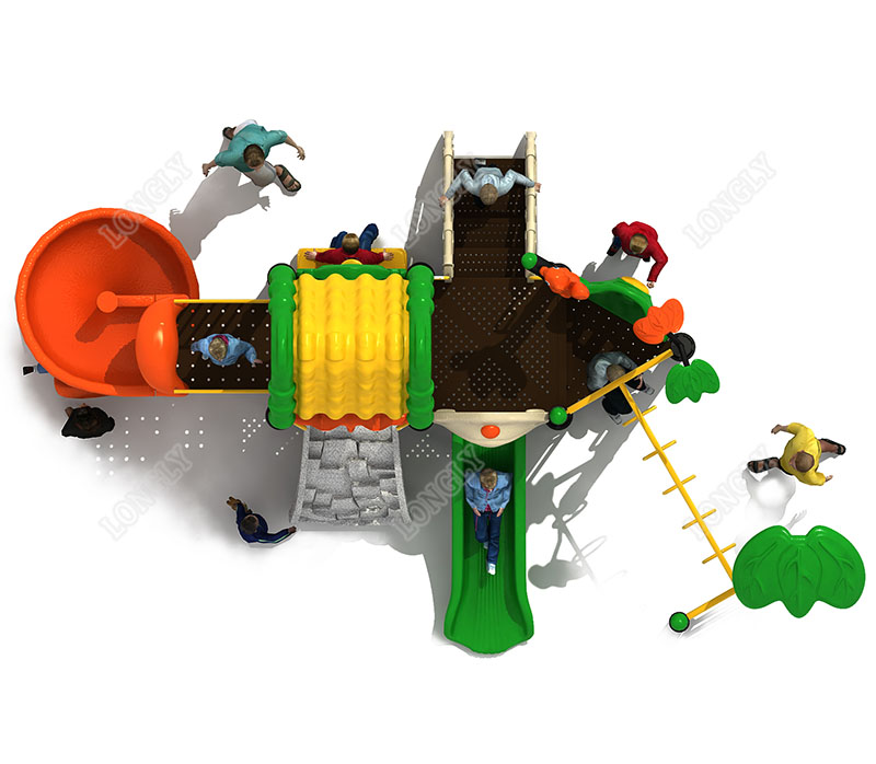 最新の屋外遊具プラスチック製滑り台デザイン、子供向け遊園地施 - Kids Education Park のレビューと価格