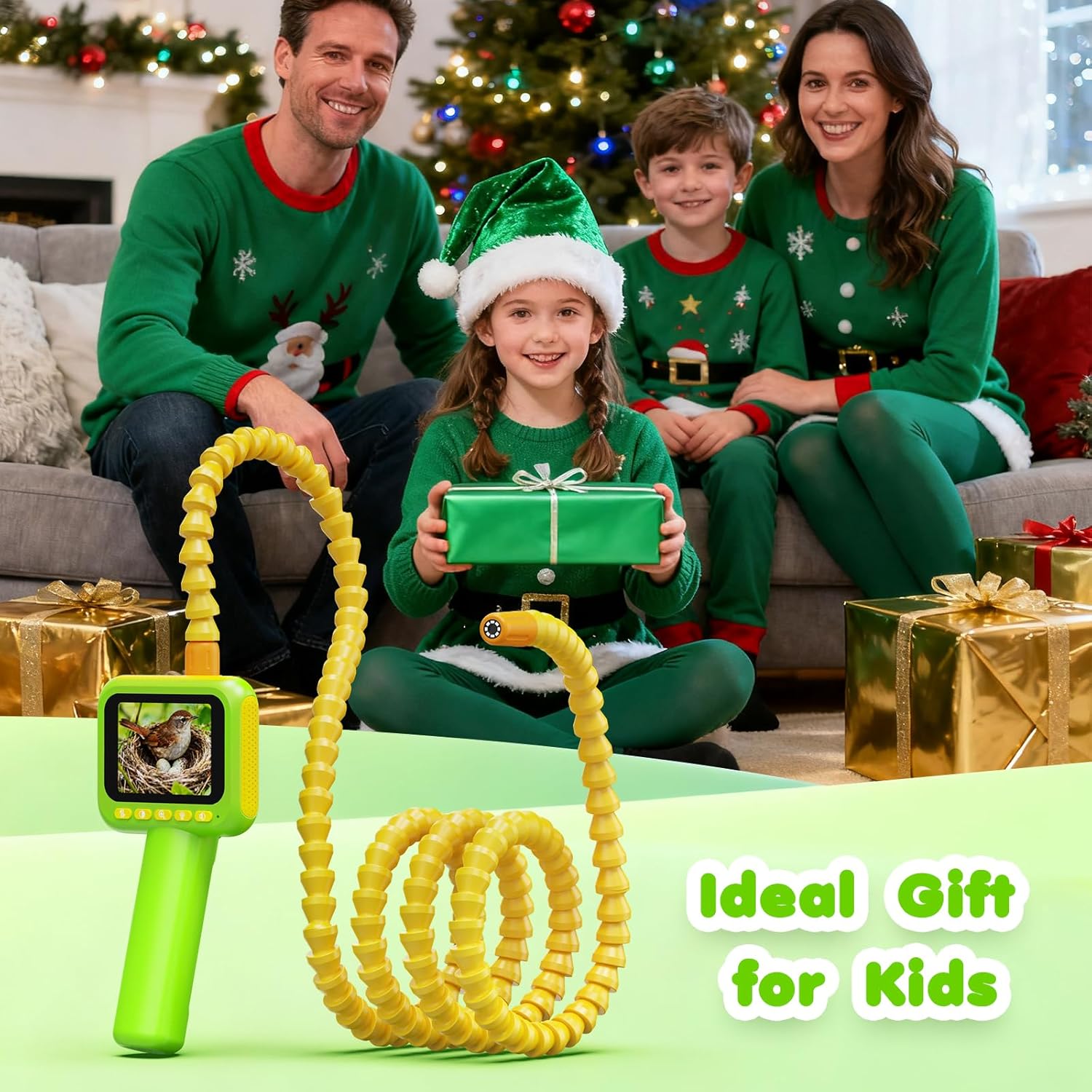 子供用内視鏡、ライト付きボアスコープスネークカメラおもちゃ、 - Kids Outdoor Education のレビューと価格