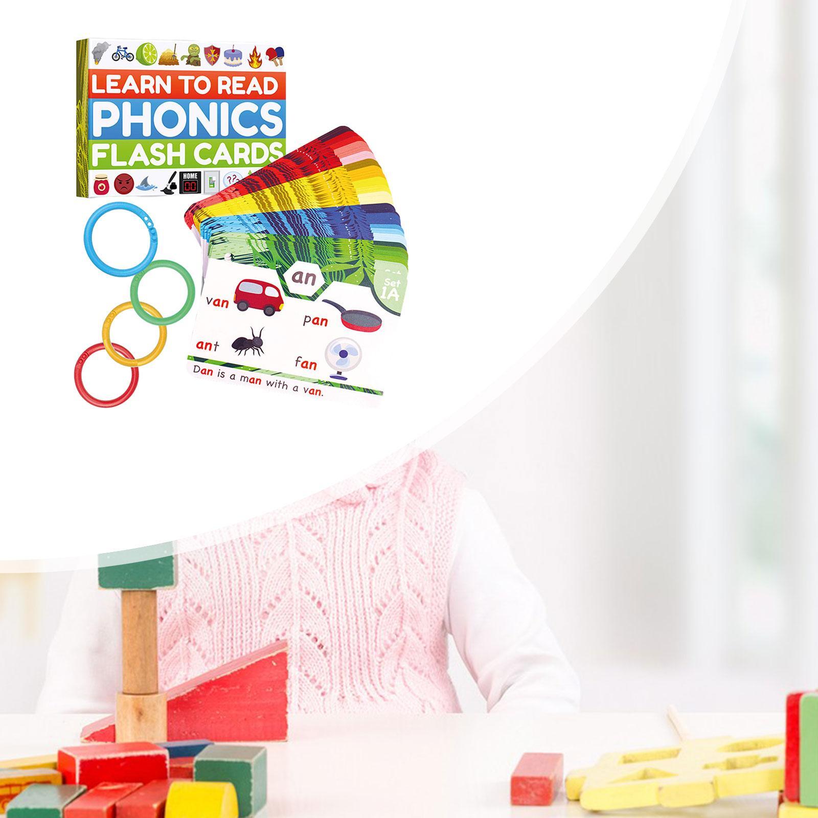 子供向けの単語学習フラッシュカード,フォニックスゲーム,モン - Phonics Card Game のレビューと価格