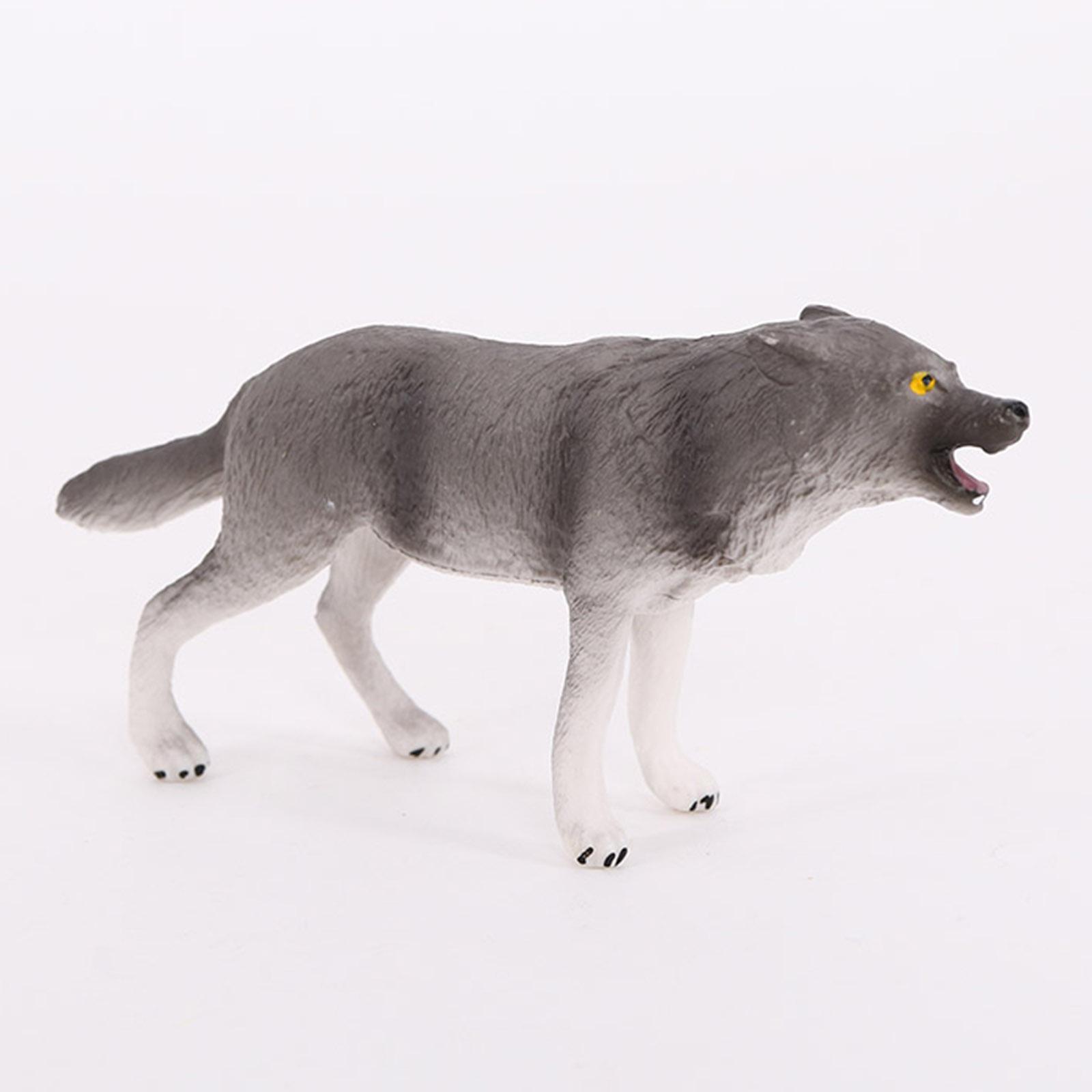 教育用オオカミの子動物おもちゃ PVC モデルフィギュア子供 - Kids Education Table のレビューと価格