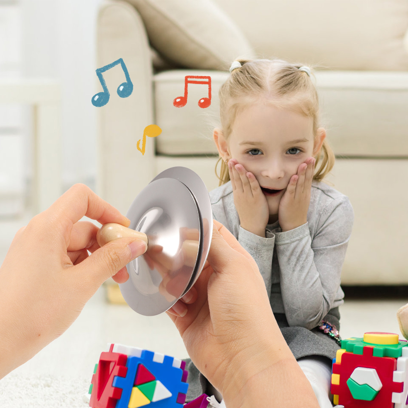 2 個の小さなフィンガーシンバル子供用ミニ楽器幼児音楽教育ポ - Kids Early Education のレビューと価格