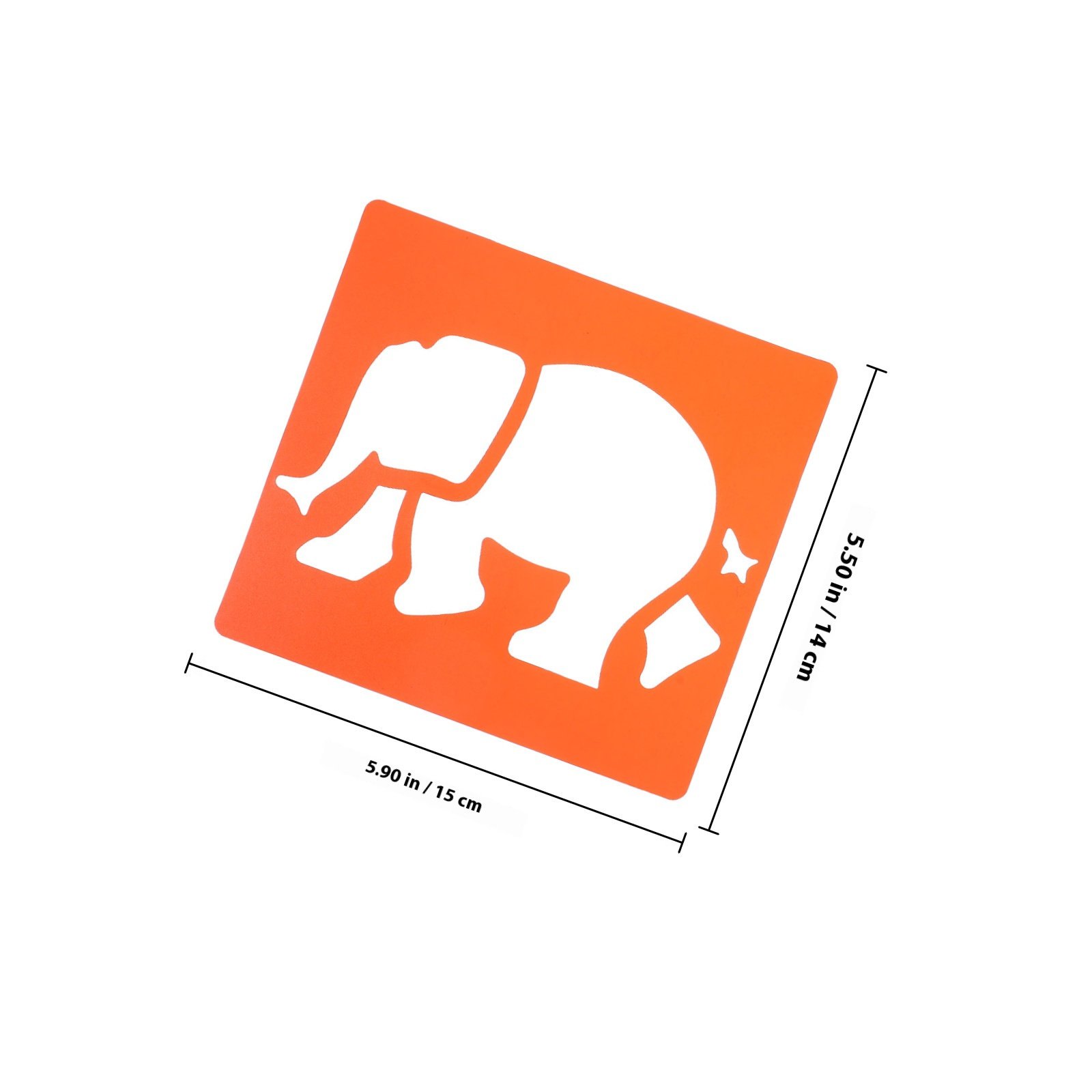 12個入り子供用描画ステンシルセット 動物の形 教育用テンプ - Kids Education Template のレビューと価格